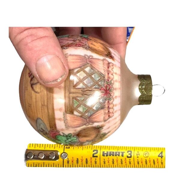 Set Of 4 Vintage Christmas Ornaments Our Home to Yours Housewarming Gift Boxes - Picture 9 of 9